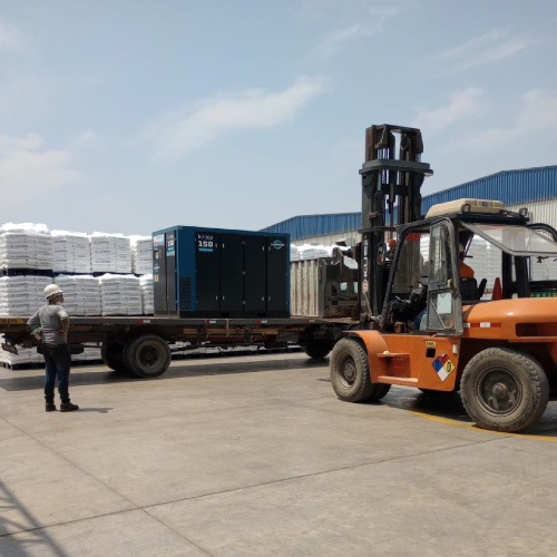 Instalación de Compresores Portátiles Saircom Perú